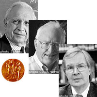 R. Glauber, J. Hall and T. Hansch.<br/>
<br/>
Courtesy: Nobel.se