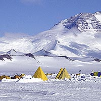 Researchers at the Georgia Institute of Technology have used electron-stimulated desorption to study chemical reactions in icy surfaces. The work could lead to a better understanding of chemical reactions taking place in Antarctica, as well as in stratospheric ice crystals. <P>
Photo Courtesy National Science Foundation (NSF) 