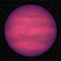 <p>An artist's impression of a brown dwarf star.</p>

<p>Credit: R. Hurt/NASA.</p>
