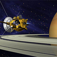 <p>
	Artist concept of Cassini spacecraft.</p>
<p>
	Image credit: NASA/JPL</p>
