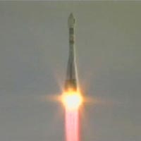 28 December 2005<br/>
Lift off of Soyuz carrying GIOVE-A<br/>
<br/>
Credits: ESA