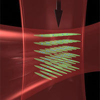 <p>
	Intersecting laser beams create 