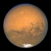 Mars in 2003, from the Hubble Space Telescope<br/>
<br/>
Courtesy of NASA