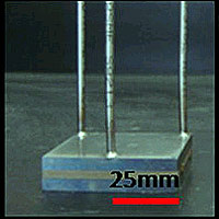 <p>
	A 'multilayer micromixer' production process developed at Oregon State University allows a much higher production rate of nanotech particles than conventional approaches, with no loss of quality.</p>
<p>
	Image courtesy of Oregon State University</p>
