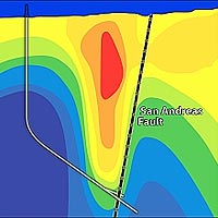 For the first time, geologists have drilled into the San Andreas Fault.<br /><br />Credit: Zina Deretsky, National Science Foundation