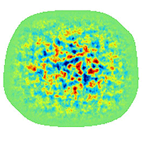 <p>
	Measurements of polarization of the cosmic microwave background</p>
<p>
	Image credit: UCSD</p>
