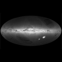 <p>Gaia’s first sky map</p>

<p>Image credit: ESA</p>
